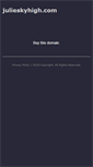 Mobile Screenshot of julieskyhigh.com